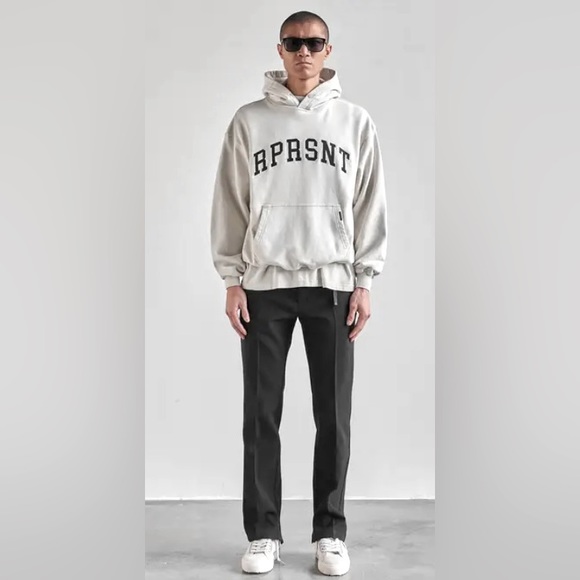 New Mens Represent RPRSNT Hoodie - Concrete Small